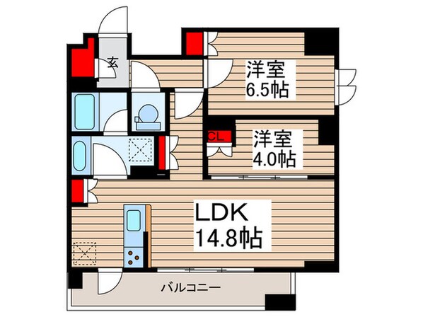 Brilliaist上野稲荷町の物件間取画像